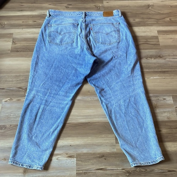 Levi's Premium 80s Mom Jeans Plus Womens 18W High rise Tapered Relaxed Retro - Picture 3 of 16